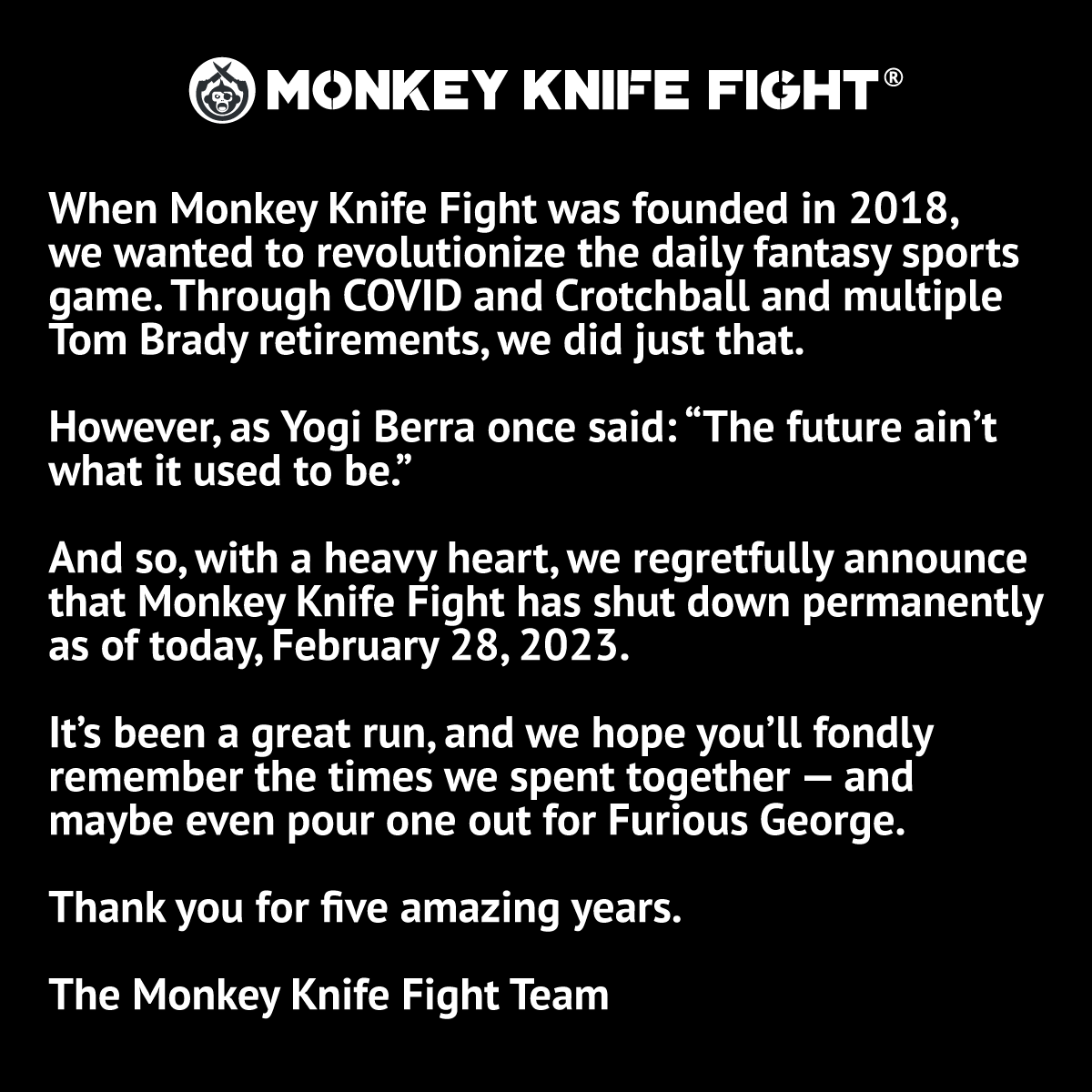 We’re gonna miss you ❤️

Drop your favorite MKF memory in the comments 😢