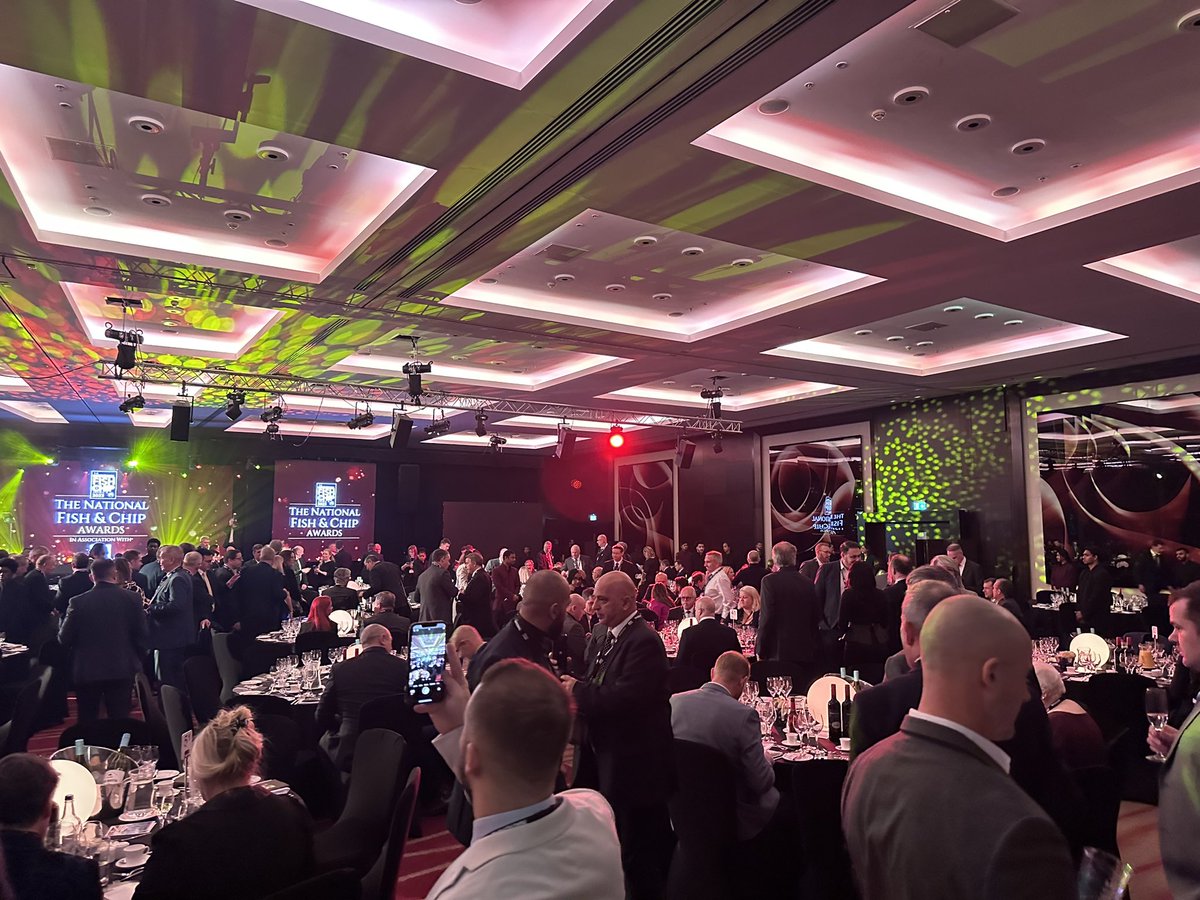 The National Fish &amp; Chip Awards are underway.
#fishandchipawards