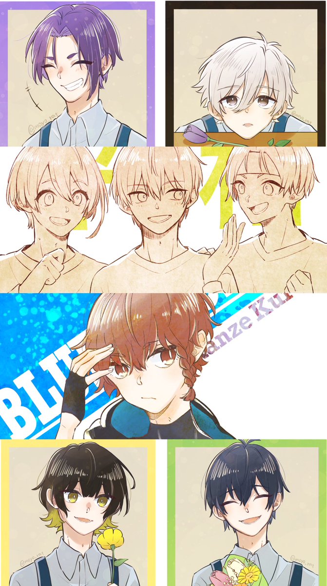 #今月描いた絵を晒そう
今月からブルロ描き始めたな〜って振り返り☺️ 