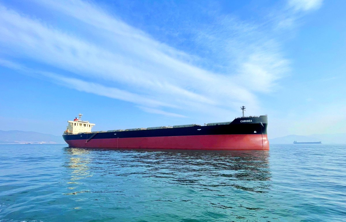 Excided to welcome our M/V Chrisea to @united_maritime's fleet! 🎉
Our new lady is a 2013-built Japanese Panamax dry-bulk vessel of 78,173 dwt. 
$USEA #unitedmaritime #fleetexpansion #panamax #shipping #fleetgrowth #maritime #drybulk #MarineTransportation #maritimeindustry