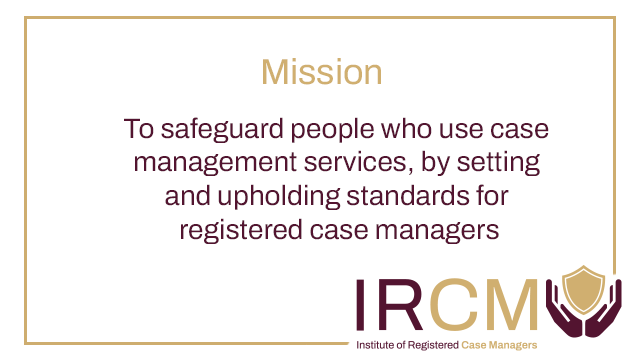 Find out more about our work towards setting up a register of UK #casemanagers who meet our standards on our website ircm.org.uk