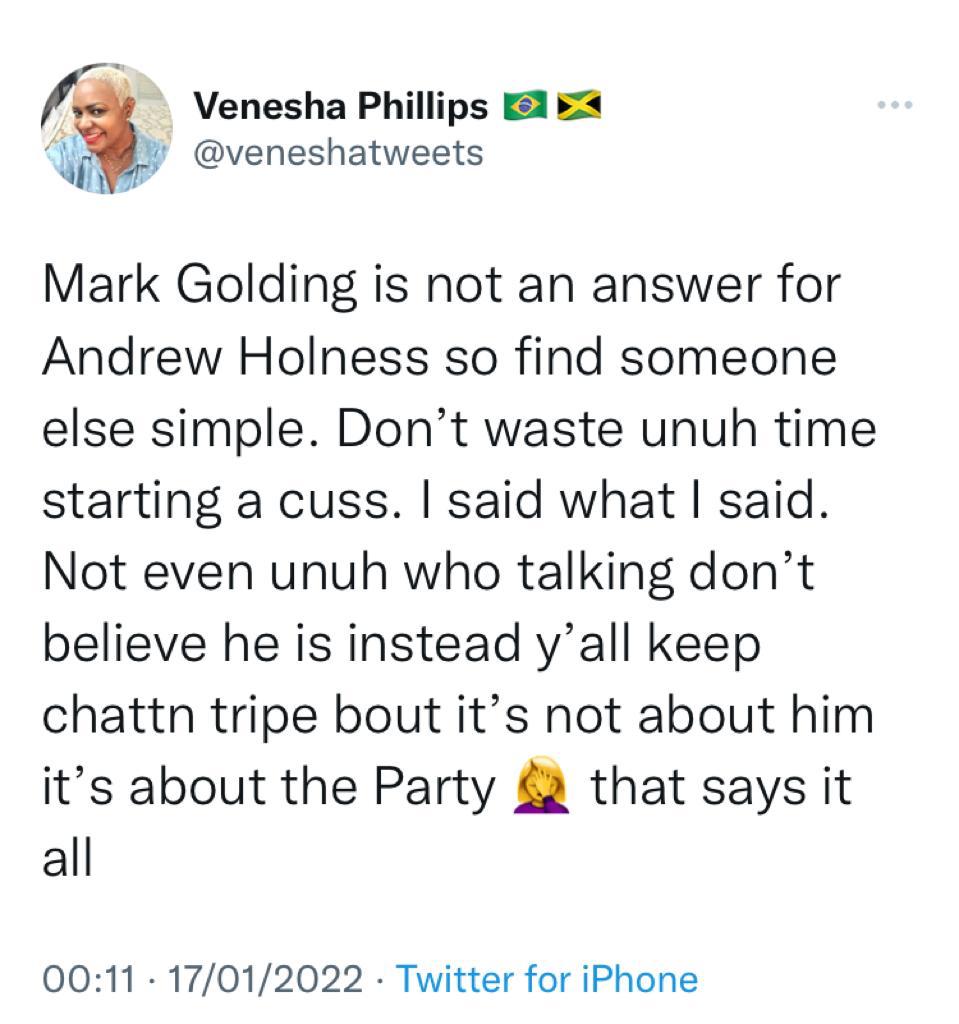 duttylaborite's tweet image. WHEN ME HEAR COMRADES A CHAT CRAP @2Brushie @LambertBrownJa @rovertsirrah &amp;amp; THE MINIONS ME JUST SIT BACK SIP ME MINT TEA. BECAUSE ME SEE  WHA @veneshatweets SAY I TAKE COMFORT IN HER #KNOWABILITY OF HOW THE INNER CIRCLE OF THE PNP WORK  EVEN THE BLIND CAN SEE MARK NAA CUT IT !!