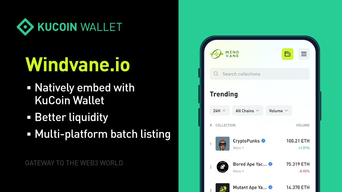 🔥Windvane.io(#KuCoin's official #NFT marketplace) is about to complete the product upgrade! 💕💕We look forward to meeting you soon on the new platform! 👇Join us now and don't miss out on upcoming benefits. discord.gg/xJ5GfNcM6y