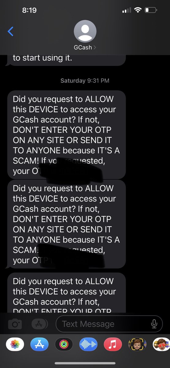bentnotbroken21's tweet photo. Scammers are everywhere.
#dontshareyourotp https://t.co/iG6grURGR0