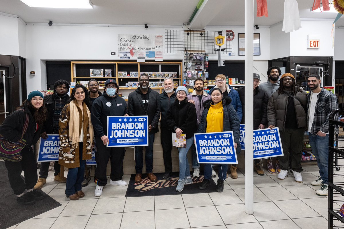 Election Day is here and the polls are open. (They close at 7 p.m.!) For months, we’ve put in work in every corner of the city. Now, it’s time to bring it home. Vote, vote, VOTE. 🗳️ #BrandonOnTheBlock