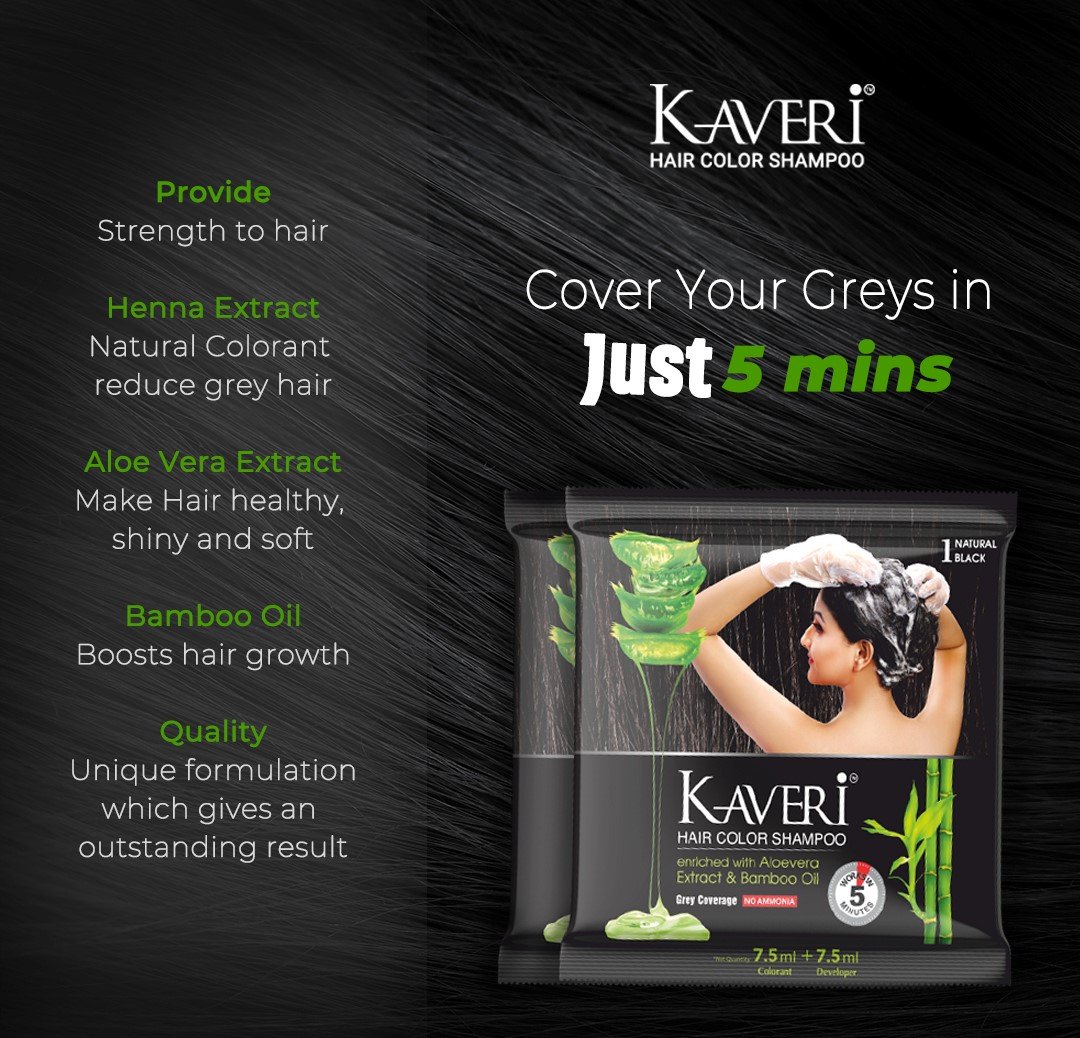 velnik_Indialtd's tweet photo. If color is simple. Why keep waiting? You can dye your hair on your own. It is as easy as applying Kaveri Hair Color Shampoo. You will receive the color of your choice within 5 min🍃
#Kaveri #KaveriBrand #KaveriHairColorShampoo #HairColor #HairDye #GreyHair #Bas5min #ZaaraYesmin https://t.co/1ybGFR2yW9