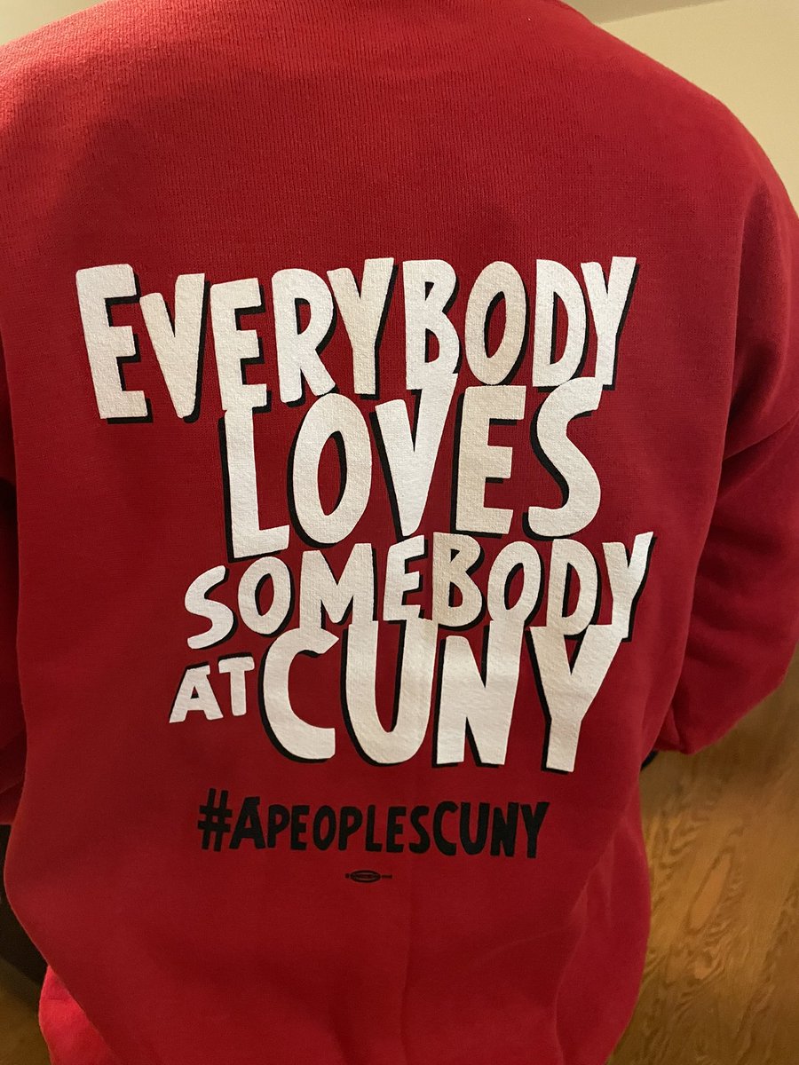 @PSC_CUNY’s contract expires today. In our household we’re all in for #APeoplesCUNY and a fair contract for the 30,000 faculty, staff, and grad students who serve NYC and make the university run 💪
