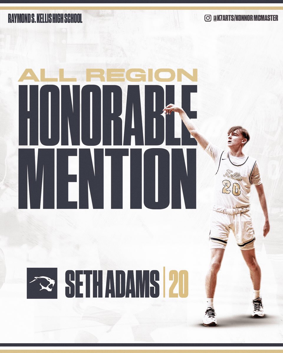 KellisHoops's tweet photo. Congratulations to @sethtke3 For being named all region honorable mention Seth started every game this year and he broke the all time 3point record for 3s in career! https://t.co/qHTfKdAYpU