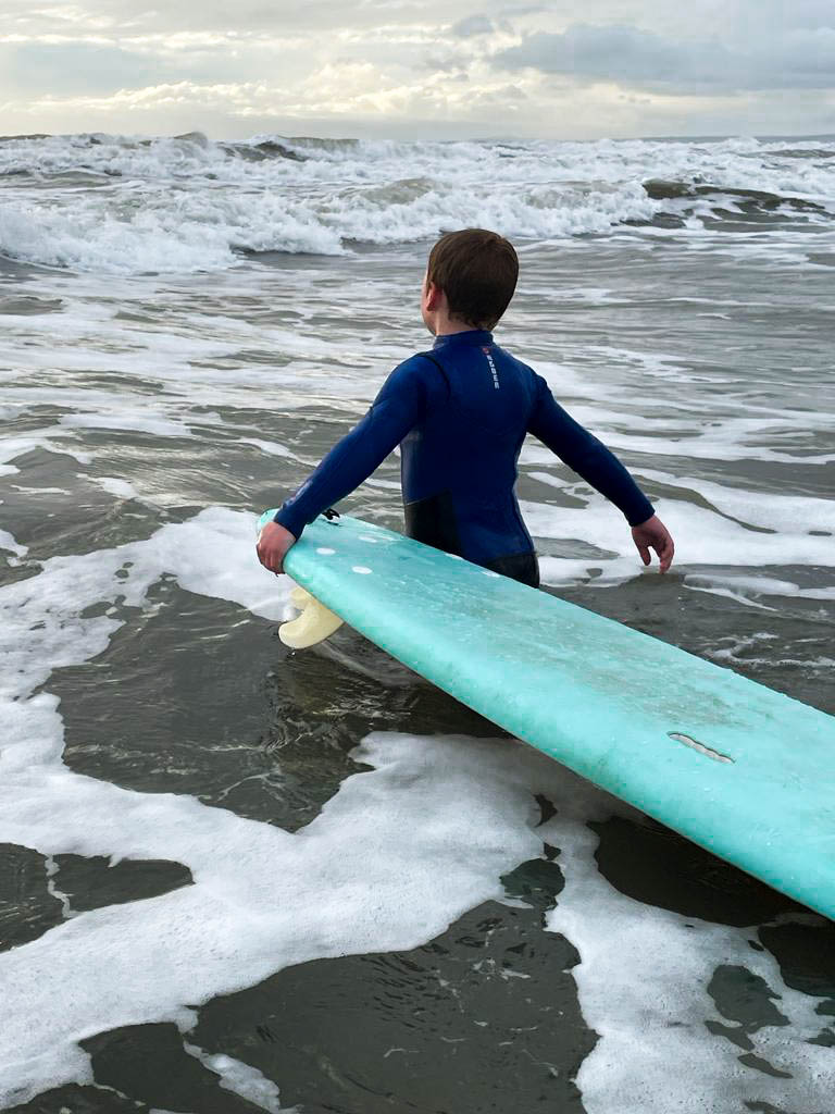 Our Groms making the most of last week's half term and getting out on a surf 🏄