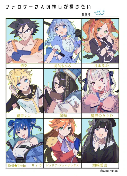 #フォロワーさんの推しが描きたい
リクありがとうございました! 