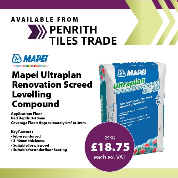 tradetiles's tweet photo. Mapei UK Ltd products now available from stock at Penrith Tiles.  Highly competitive trade pricing on key products.
 
Introducing our Mapei Levelling compounds... https://t.co/RxUNsfQVUF