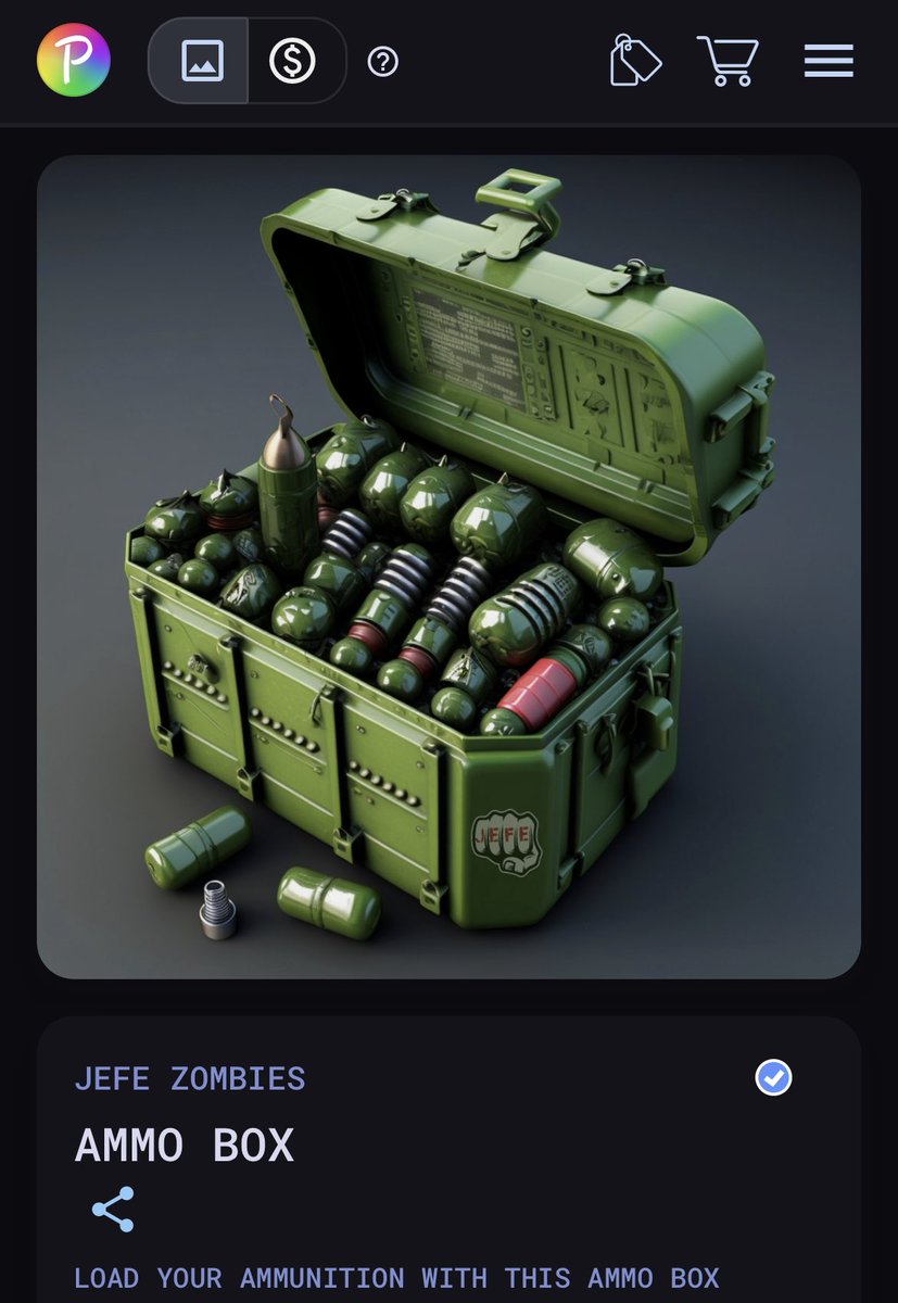 JefeTOKEN's tweet photo. ๐Competition ends 21/3/23 scores are not reset & #JEFESNFT boost ur rewards(more information will be provided on the reward system of Sundays) AMMO is necessary & the tuxedo #NFT in order 2 earn & burn! #P2BE ๐ฅ
Load your #JEFENFT with ammo ! Good luck๐
https://t.co/zR4JKZq5tf https://t.co/mzwBvhd3aP