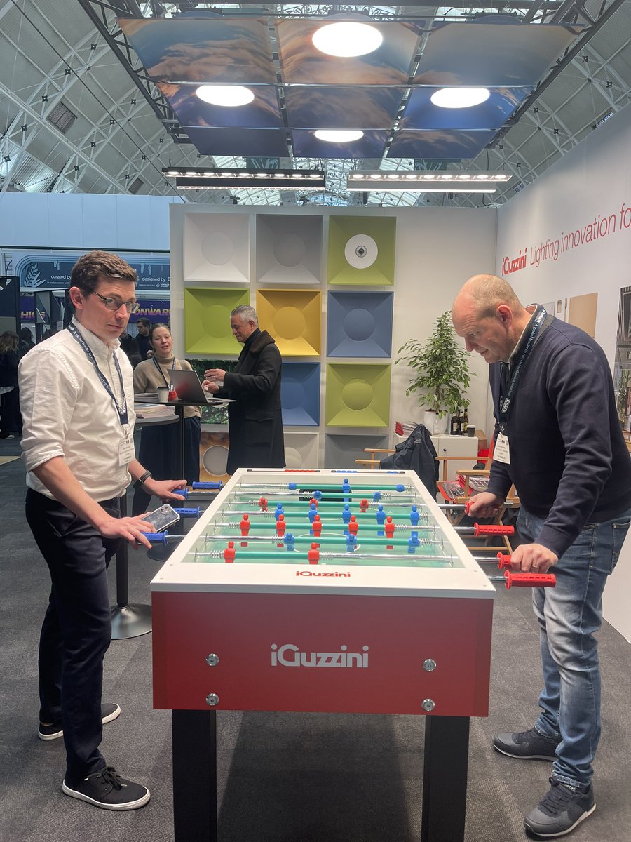 WorkspaceShowUK's tweet photo. Discover the innovative features of architecture and light culture with @iGuzzini at the #workspacedesignshow 2023. Learn how it can elevate your workspace design.
P.S: Take a break and score a goal!
#WDS2023 #WDS23 #workspaceinteriors #iGuzzini https://t.co/vcz24yyIiE