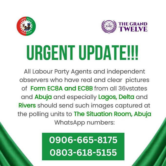 its_mazino_'s tweet image. Obedients Worldwide,This is an Information from The Headquarters
Retweet Massively✅

36 States #CongratulationsObidatti 25% in the FCT Bauchi and Gombe #electionresults2023  Rufai Oseni River Lagos | FCT in 2019 | 24 States | Gbadebo
#CongratulationsObidatti
#electionresults2023