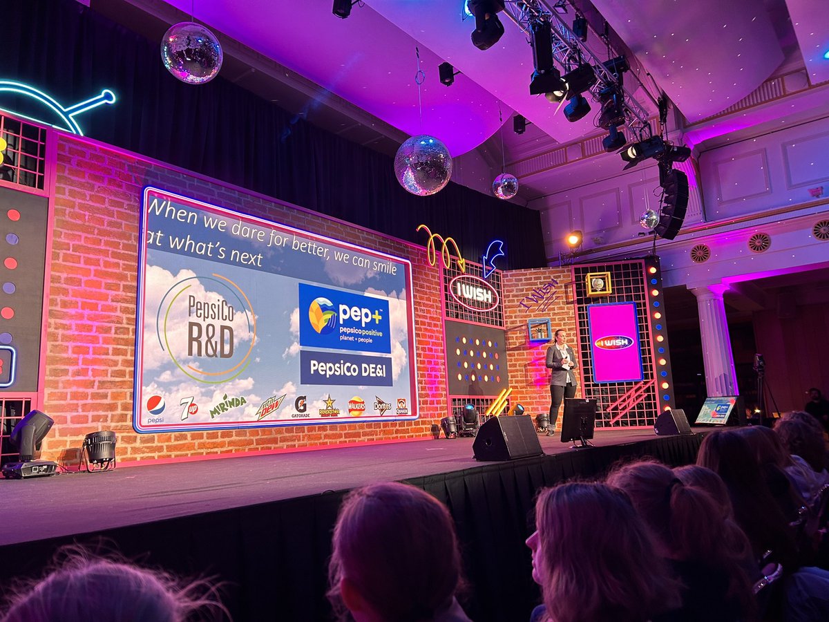 ClionaMM's tweet photo. PepsiCo so delighted to once again be sponsoring IWish to inspire girls &amp; women in STEM 
Thank-you to our fantastic PepsiCo team from R&amp;D, IT and PGCS and a special shout out to the amazing Olga Voitkova who did a fabulous job as a keynote speaker #iwish2023  #pepsicoproud https://t.co/8XKUQc1zEE