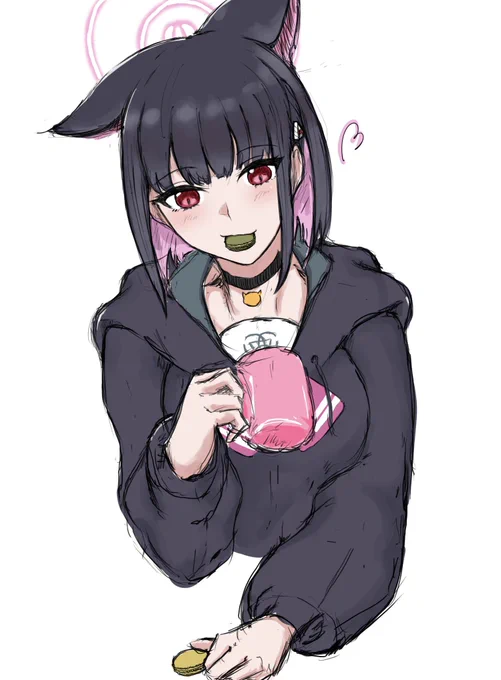 杏山カズサもめちゃくちゃ好き。 #ブルアカ 