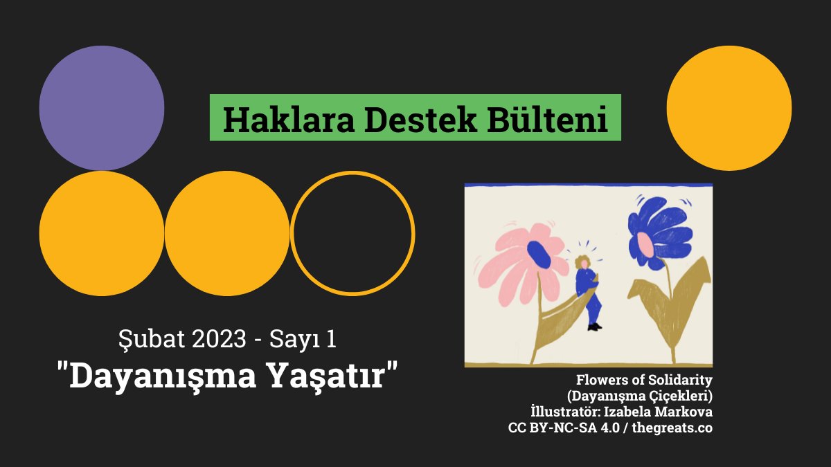 📢 Haklara Destek Bülteni #1 yayında!

"Dayanışma Yaşatır!"

Bülteni Haklara Destek örgütlerinin afet sonrası neler yaptığına ve deprem sonrası kurulan ve/ya afetle birlikte yeniden faaliyet göstermeye başlayan dayanışma ağları ve platformlara ayırdık.

👉 bit.ly/3xY5uSl