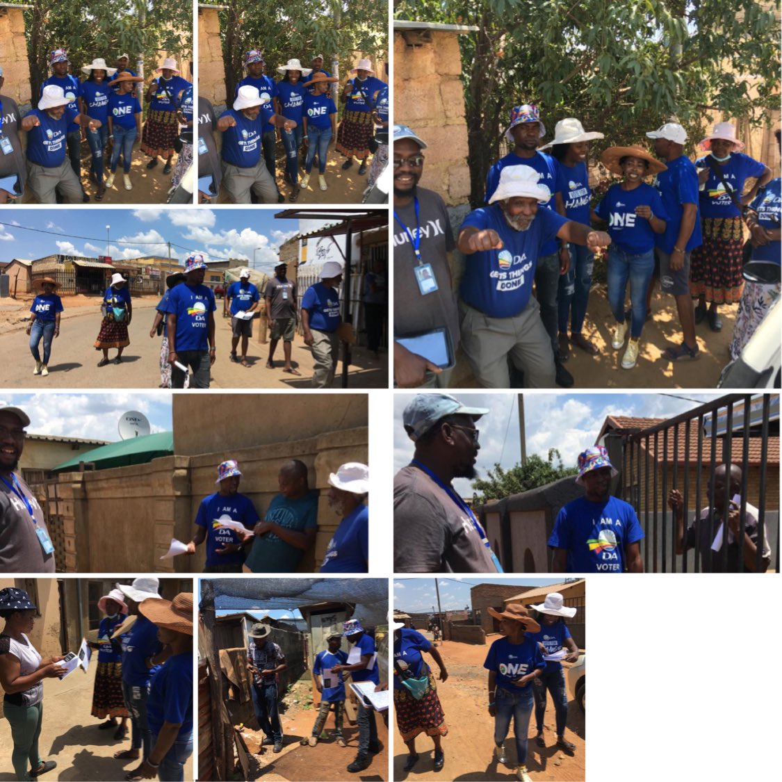MaddiebHicklin's tweet photo. .@ChairAlexander @jsteenhuisen @JulieAS51 @annettedeppe @NicciRahn @OKgeletsane @LeratoMphefo @Waltersda DA MIDRAND CARES! Wards 133 & 111 engage residents in our #ESPCares and #RegisterToVote Door-to-Door campaigns! https://t.co/mOP7WYjjoQ