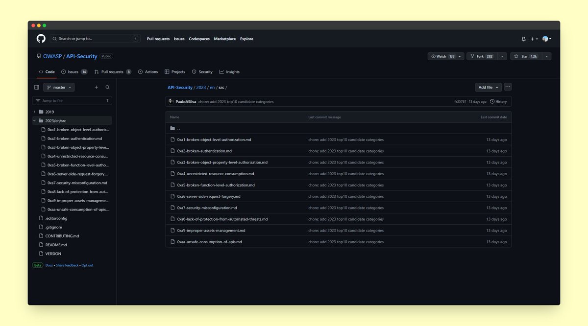 thebinarybot's tweet image. ☃️OWASP API Security 2023 Checklist☃️
In this checklist read on different scenarios to test APIs such as
➡️Broken authentication
➡️Server side request forgery
➡️Improper asset management
and much more...
#bugbounty #cybersecurity #infosec