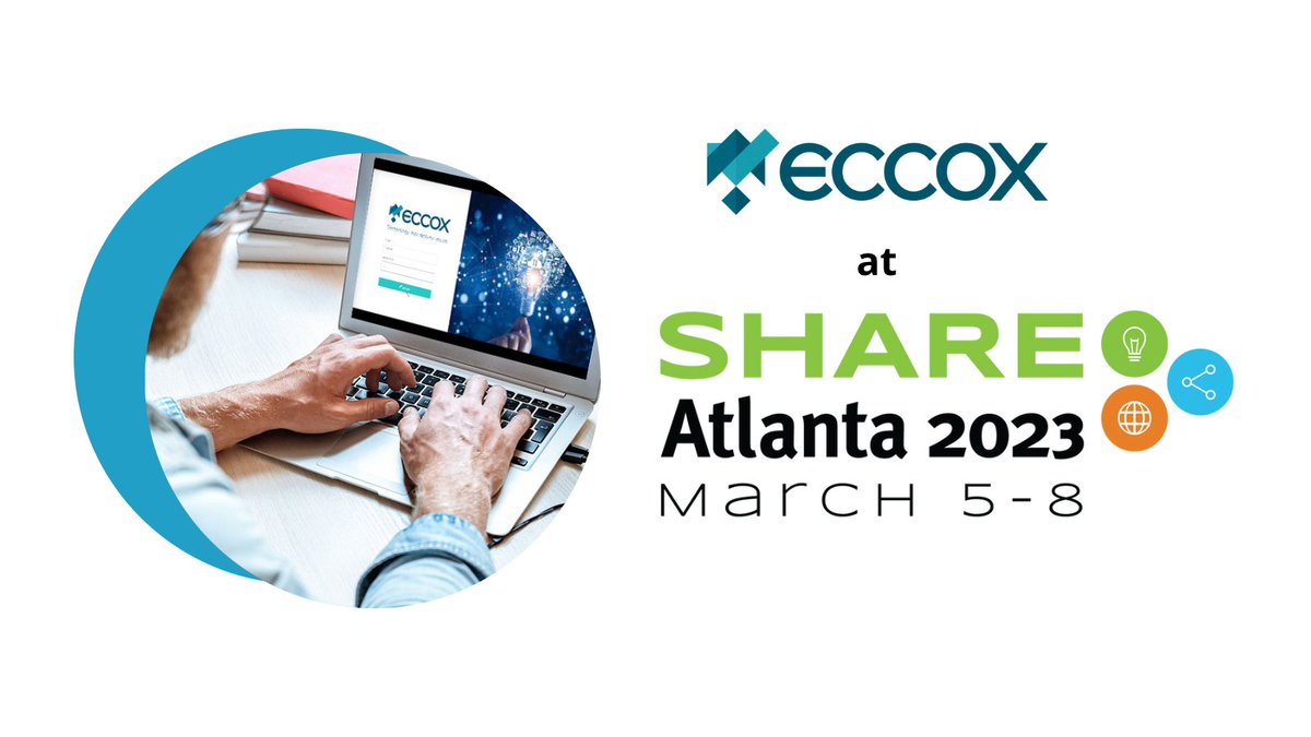 EccoxTechnology's tweet photo. We are proud to announce our participation at SHARE Atlanta.
Constantly learning and improving the best methodologies on the software market today, Eccox helps bring DevOps practices to the mainframe, focusing on the user experience #share2023 #Eccox #Mainframe #DevOpsOnMainframe https://t.co/hTWLwCoGRF
