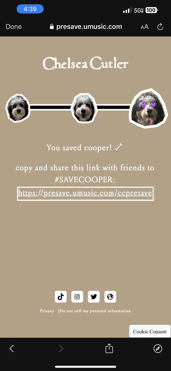 adrian56000's tweet photo. @chelseacutler I already had it pre saved but I did it again just to make sure Cooper is save. #SAVECOOPER https://t.co/PdnfvCp5fU