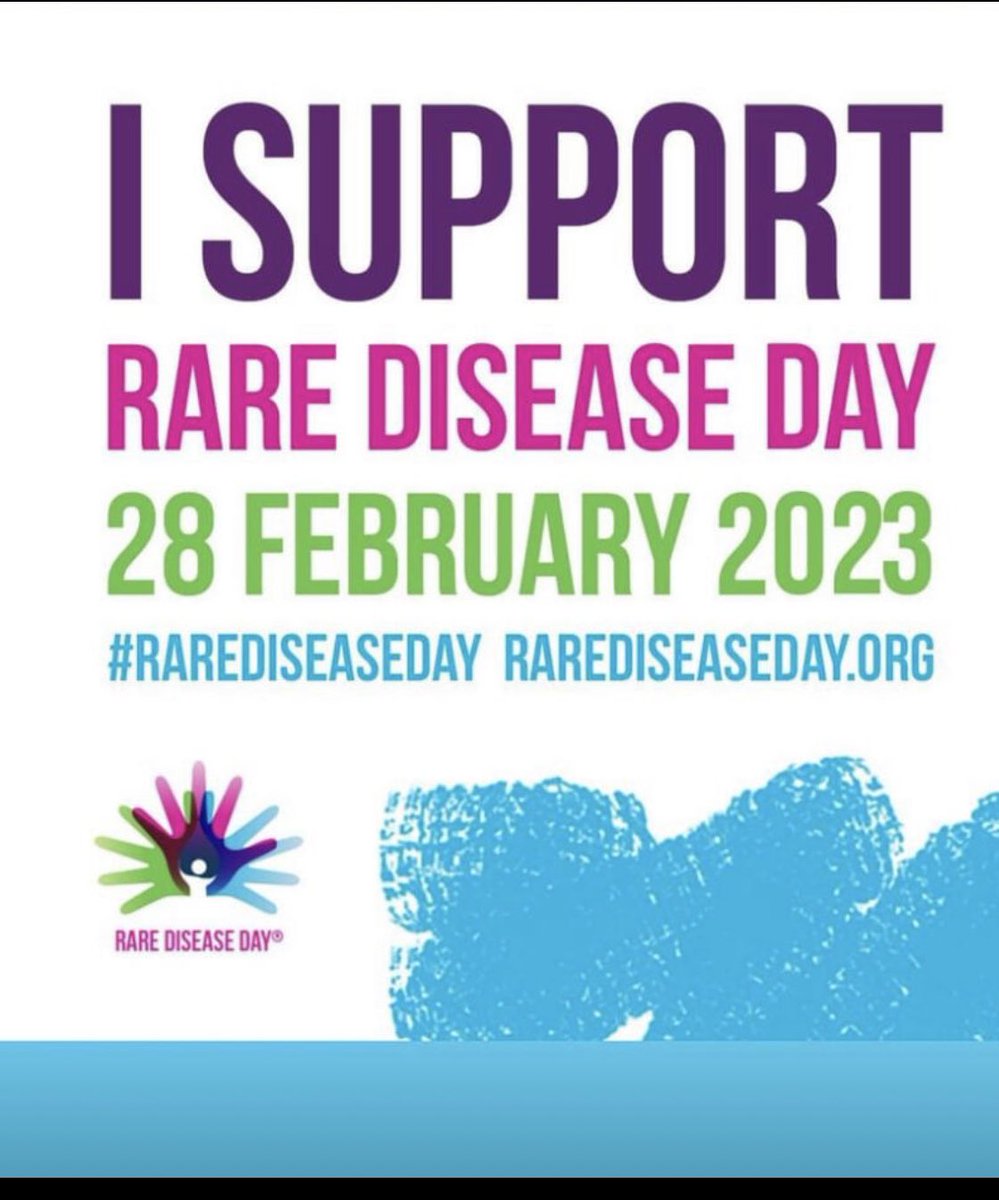 I support rare disease day! It can take 3-5 years for diagnosis. Patients are waiting. ❤️