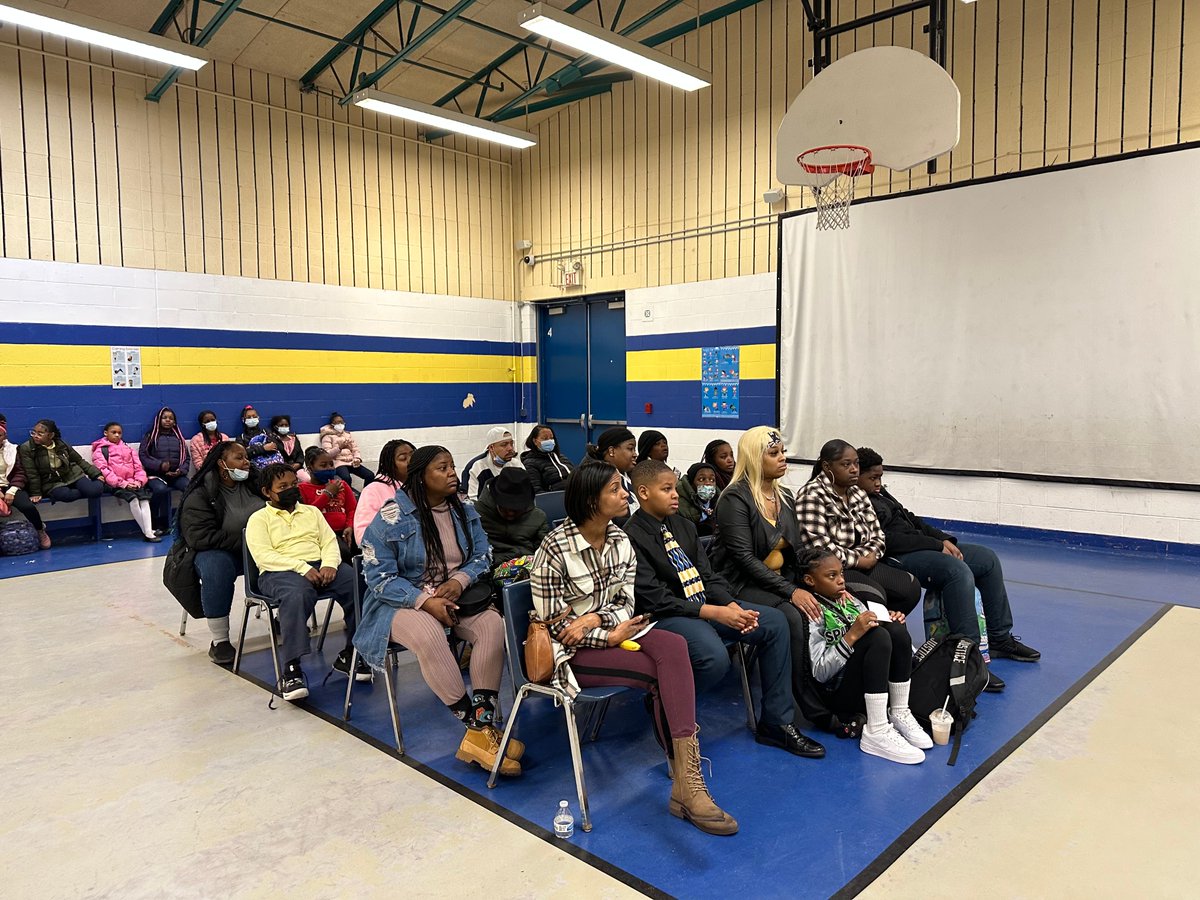 Our parents at our monthly parent meeting.