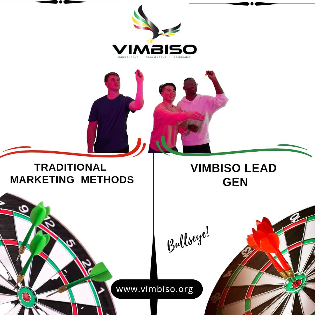 Vimbiso Lead Gen is an extension of your Sales &amp; Marketing efforts. 

Instead of shooting in the dark, Vimbiso lead Gen will allows to shoot at the target. 

vimbiso.org
