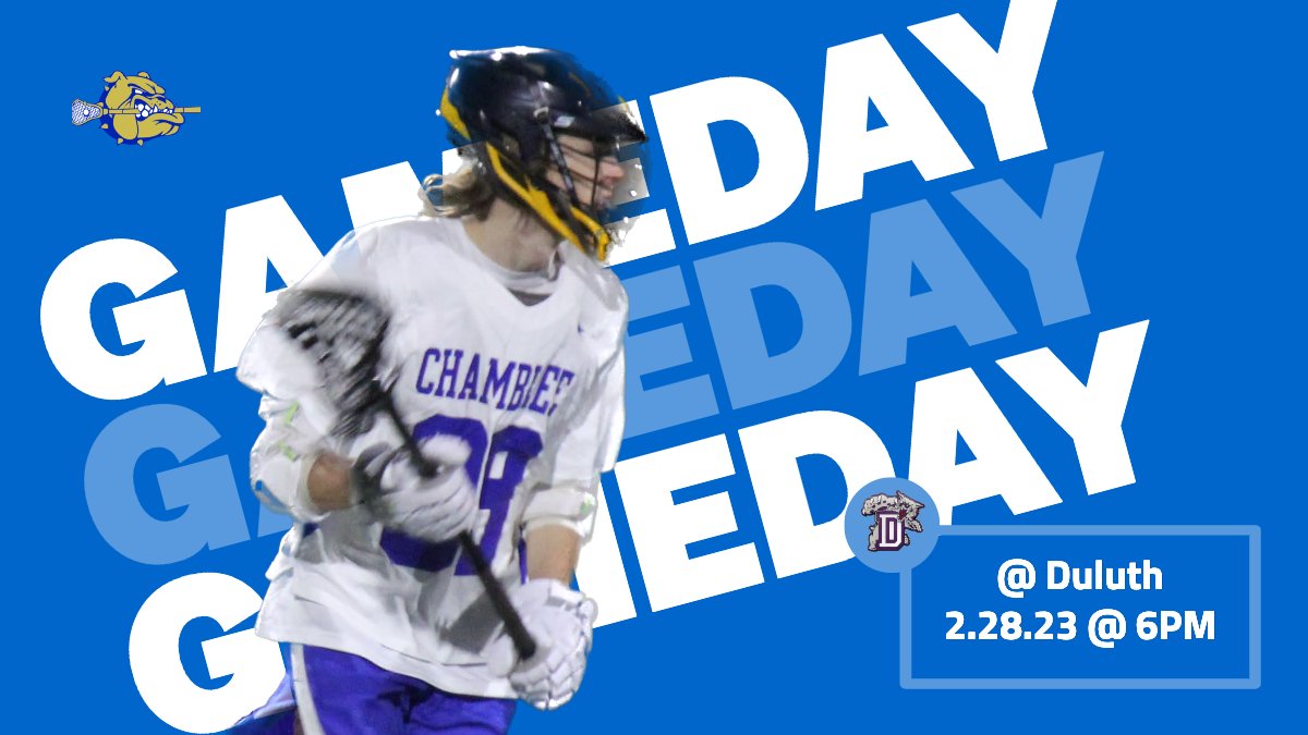It's a great day for lacrosse! 🥍 
Join us tonight as we take on <a href="/duluth_lax/">Duluth Lacrosse</a> 

📍 - Duluth High School
🎟 - gofan.co/app/events/863…
📺 - facebook.com/ChambleeLacros…

Special thanks to tonight's game sponsor: <a href="/Dexafit_Atlanta/">DexaFit Atlanta</a>