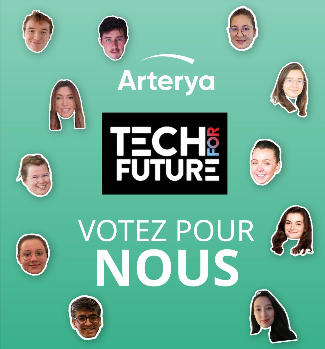 🏆 Soutenez notre start-up en votant pour Arterya sur le concours #TechForFuture organisé par @LaTribuneEvents !

👇 Pour cela il suffit de cliquer sur le pouce sur la photo de <a href="/lucile_derly/">Lucile Derly #CES2023</a>  via ce lien :
techforfuture.fr/#1674645575834…
