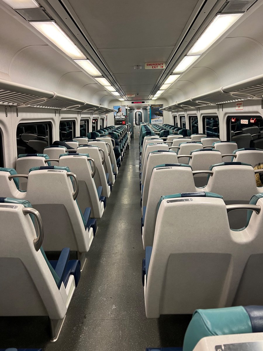 SeanSPIELER3's tweet photo. @LIRR 
PEAK express train from Jamaica to grand central this morning.  Three people in the car and trains from Jamaica to Atlantic terminal too packed for tickets to be checked.  Are you going to address this issue @LIRR @NBCNews @News12NY @Gothamist https://t.co/HpODdC0k77