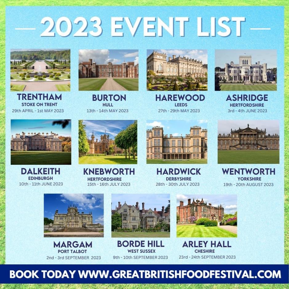 Join me at all of the Great British Food Festivals this year!  20% off early bird tickets…for a limited time! greatbritishfoodfestival.com <a href="/GBfoodfestival/">GreatBritishFoodFest</a> #foodfestival #chef #Foodies