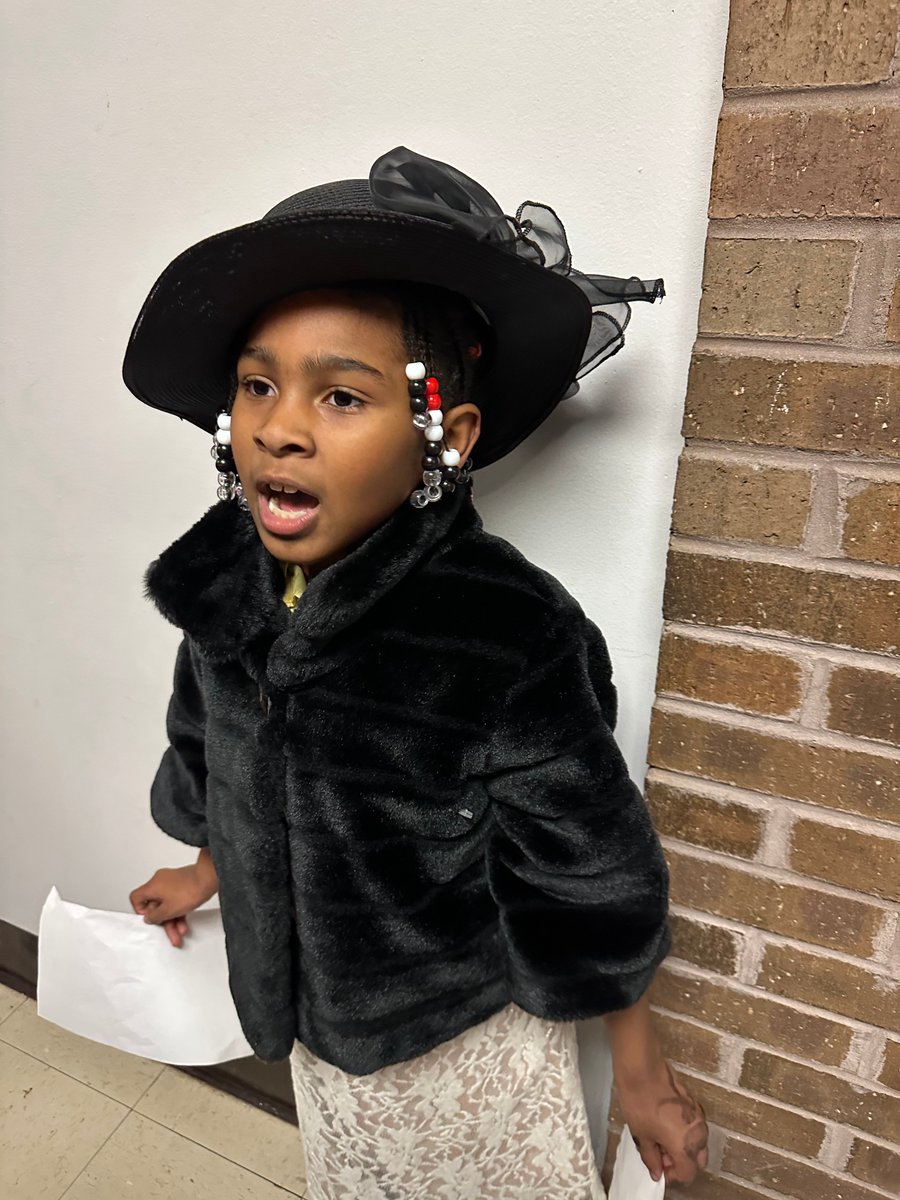 The Wax Museum returned to Coleman A. Young! Students work hard to memorize a speech about a figure from African-American history they recite at request, and have fun dressing up as that person! It was awesome!
