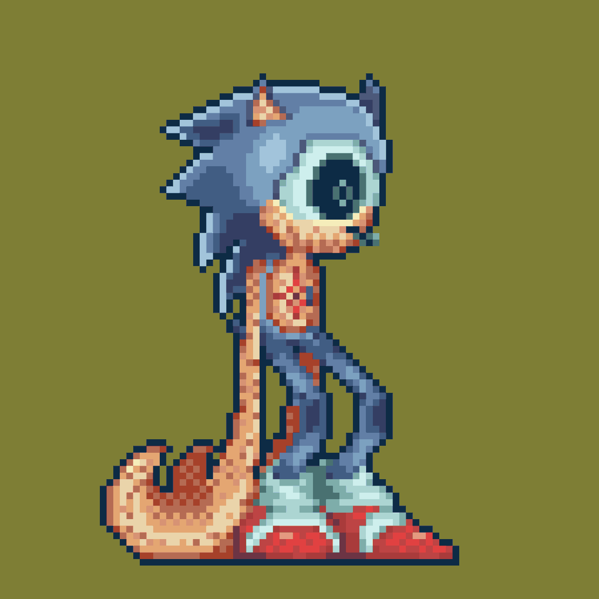 A drawing of Sonic.eyx/dreanog : r/SonicEXE