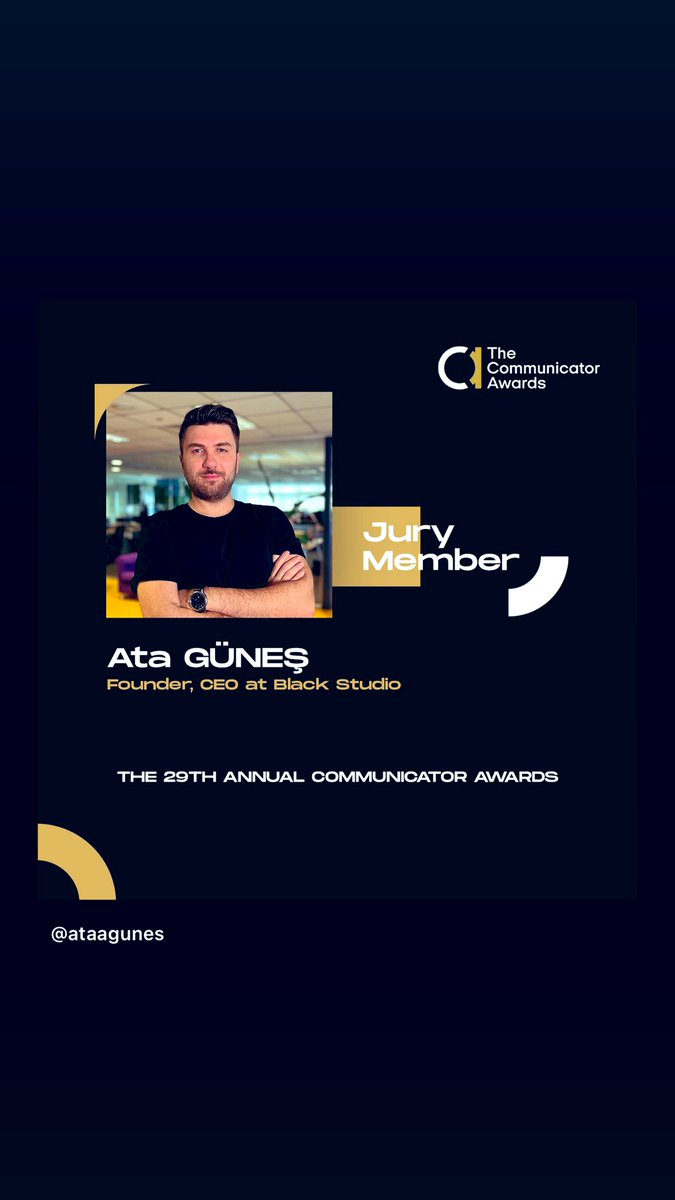 I am thrilled to be a jury member for the 29th Annual <a href="/commawards/">Communicator Awards</a> 💎

It's happy to be part of the leading international awards program recognizing excellence in communication across various industries, championing effective and meaningful work.

Good luck to competitors! ⚡️