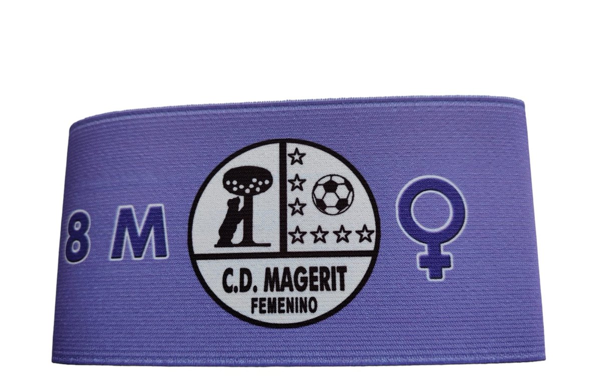 Brazalete que lucirá nuestro equipo Senior Preferente en el próximo partido 
#FutbolFemenino #futbolfemeninomagerit
#futbolfemeninomadrid