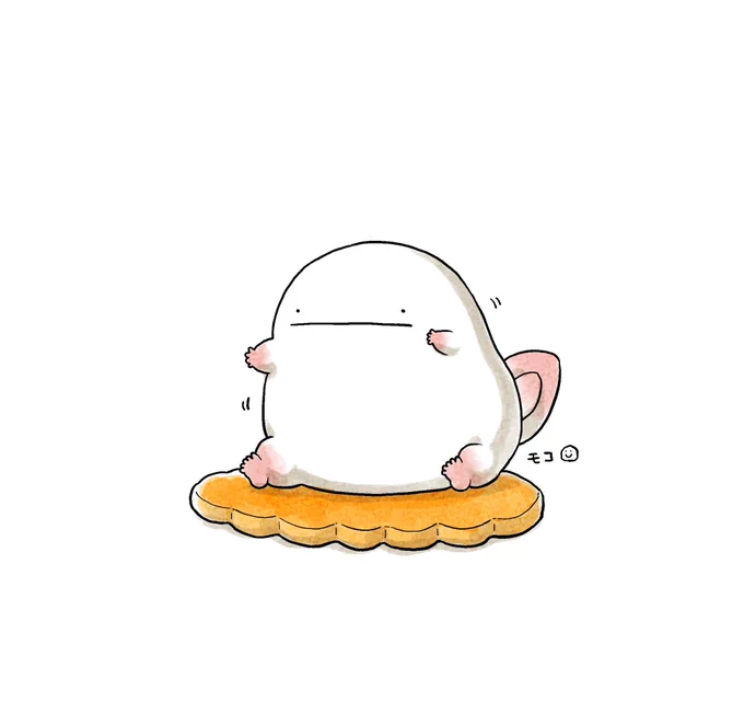 うおマロ、サクサクお座布団…? #ビスケットの日 