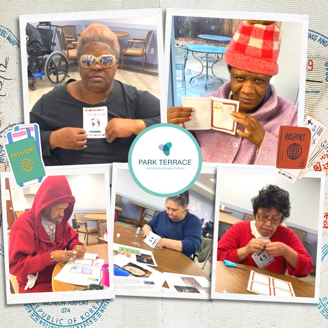 Our adventurous residents enjoyed every minute of the day that was jam-packed with fun, thanks to our armchair traveling to Boston.

They can't wait to use their handmade passports for their next trip to Spain next month!
 
#ArmchairTravel #Fun