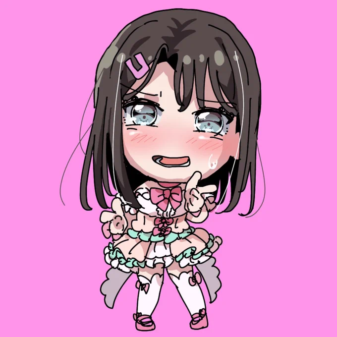 ふわふわピンク 