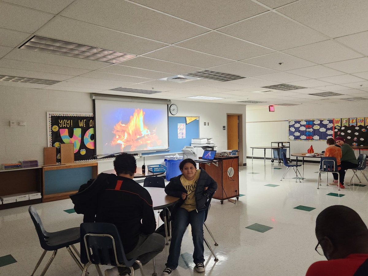 jagminski's tweet photo. Teachers shared fairytales from around the world (&amp; parents got a sneak peek of the IRA model) and we told our own stories around the campfire.  #heritageofliteracy night was a great way to kick off #ReadAcrossAmerica2023 @GunstonElem https://t.co/NqCQ1ODTu5