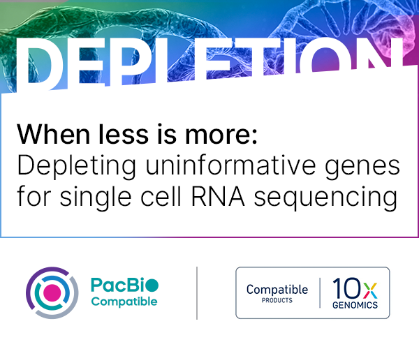 Last chance to register! Watch our latest webinar March 1: When less is more—Depleting uninformative genes for single-cell isoform sequencing.

Register Now: hubs.la/Q01Cq9J30

#CRISPRclean #depletion #10xgenomics #PacBio #jumpcode