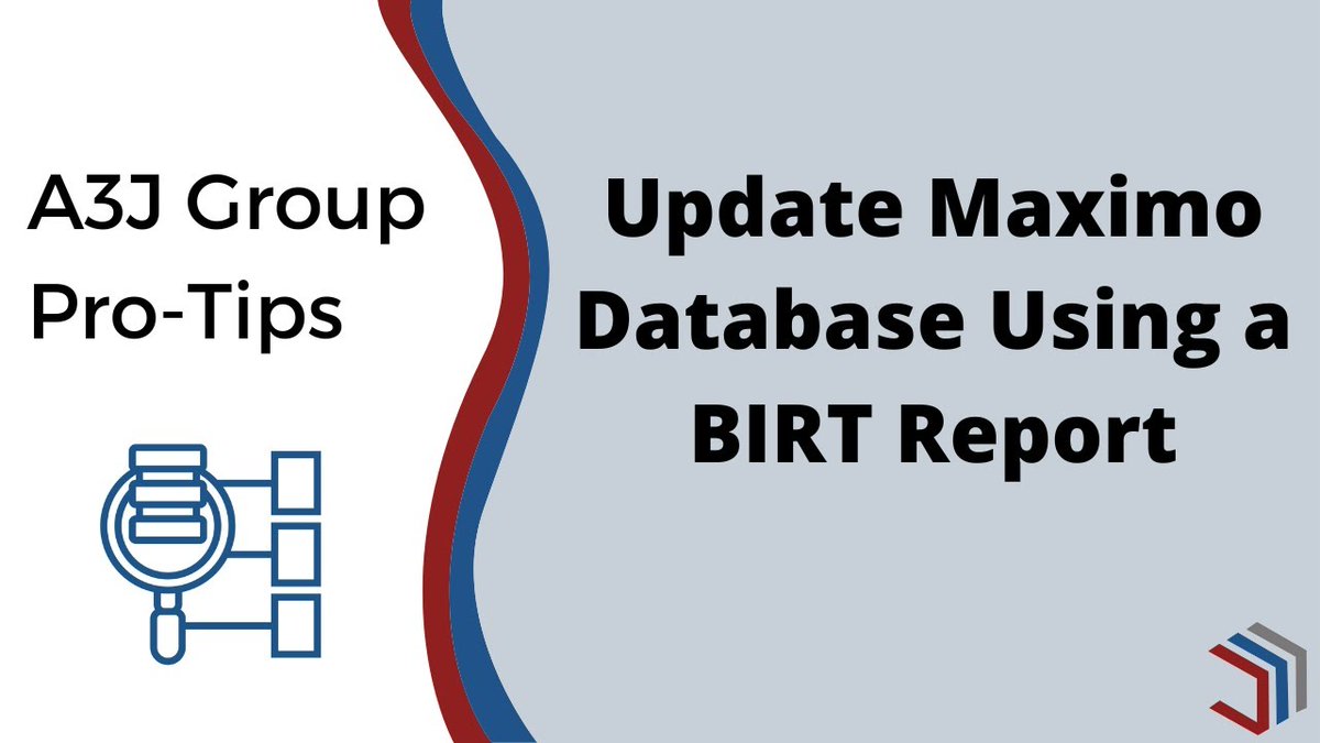 #TipTuesday Want to know if your report has been run, or even how many times it has run. This tutorial will show exactly how to do that, step by step: youtu.be/L2gUchWn21Q 
 
#IBM #Maximo #BIRT #Report #Update #Database