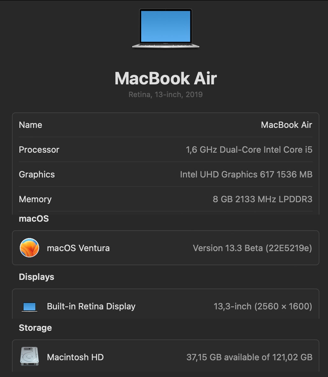 thesoaptech's tweet image. LibreWolf 110.0-1 on macOS Ventura 13.3 is excellent. Especially on older, lower-end machines. 

It&apos;s doing a much better job than many other browsers on this baseline Intel MacBook Air (2019). 

The browser is a privacy focused, open-source fork of Firefox.

#LibreWolf #MACOS