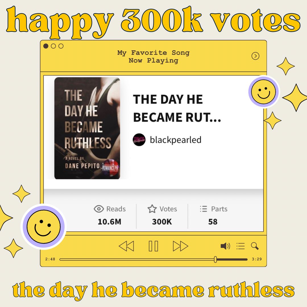 danedreamers's tweet photo. We're celebrating because "The Day He Became Ruthless" has reached 300K votes on Wattpad!
Wohoo! 🥳🤩

Blackpearled, congratulations! Thank you for creating and sharing this story with us. ❤️

What is your favorite scene or scenes from the book? ☄️ https://t.co/oqBVAiB5zy