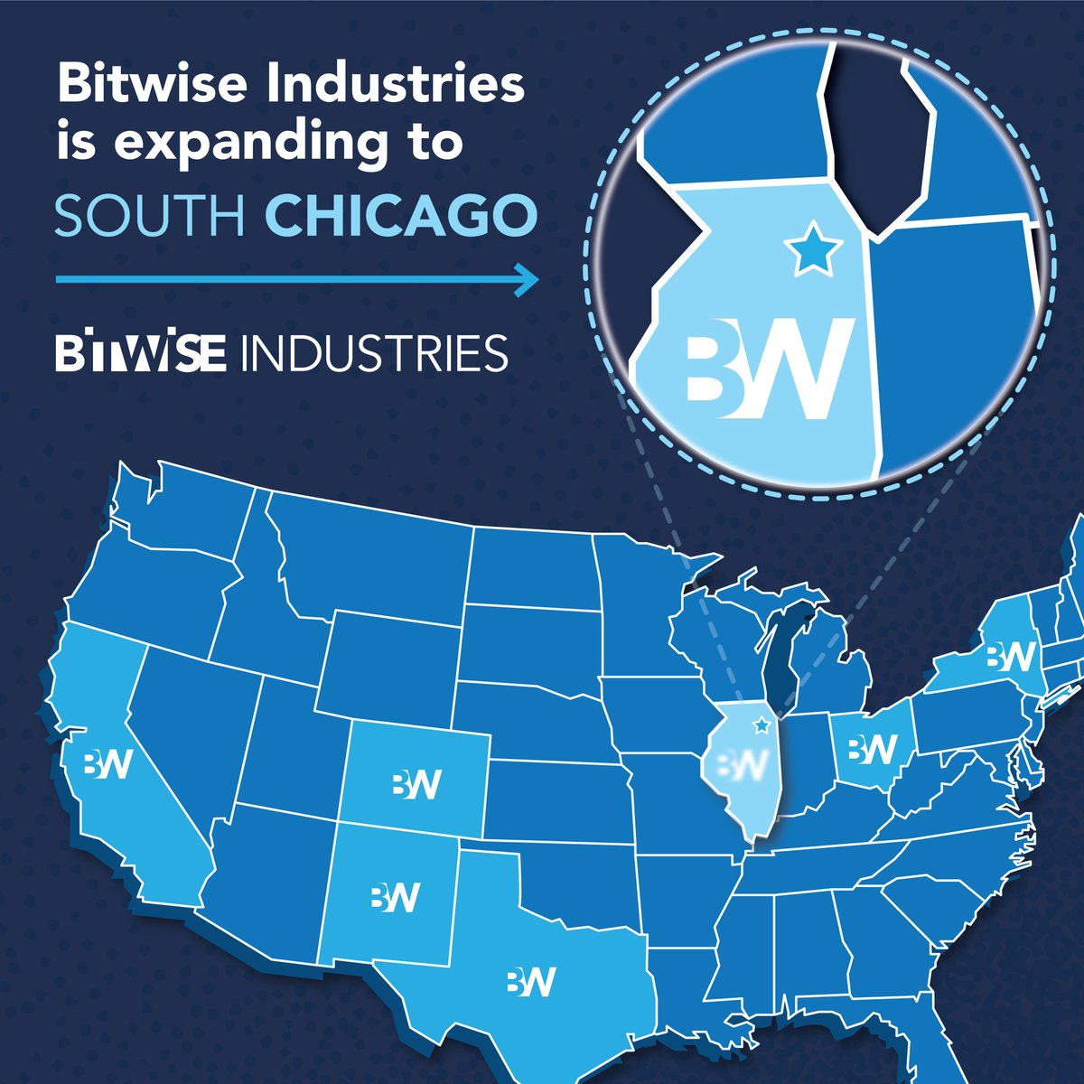 Bitwise Industries is expanding to South Side Chicago and raised $80M in funding! 🎉 We are excited to join the South Side community, and continue to build a representative workforce and fuel economic growth in underestimated communities. Learn more at ➡️ bit.ly/3kxkGCN