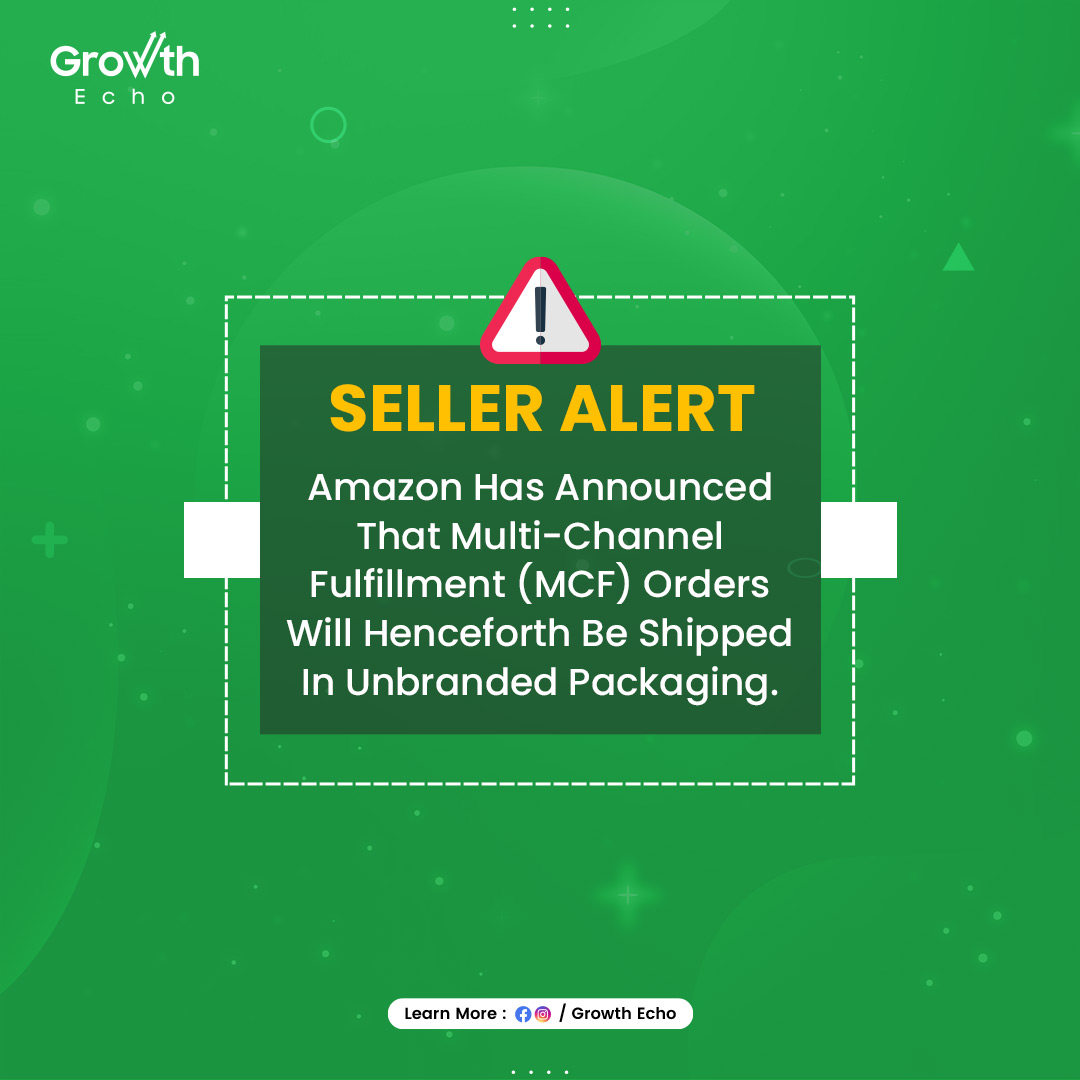 Growthecho_pvt's tweet image. To learn more, search for "Multi-Channel Fulfilment" in Seller Central or visit the News section.

#SellerAlert #AmazonSeller #AmazonInventory #Amazon #AmazonNews