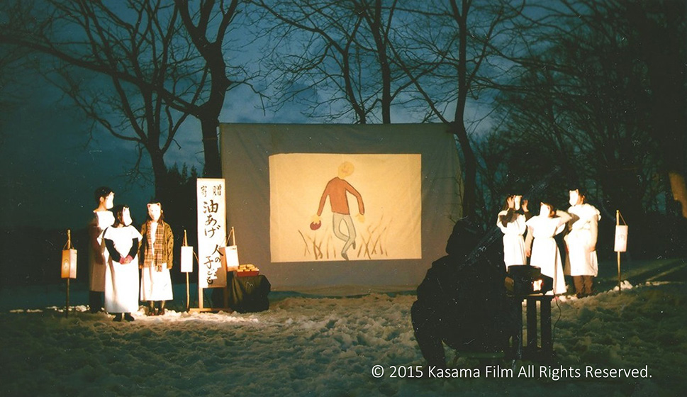 pom_so's tweet image. #jff2023 Dryads in a Snow Valley, 2016 นึกถึงข้ามแดนหิมะของมิยาซาวะ เคนจิ ผกก.โคบายาชิ ชิเกรุเหมือนเป็นจิ้งจอกคงซาบุโรในงานฉายภาพที่คราวนี้ให้เราทั้งดูขนมมันจูและกองมูลในท้องทุ่ง ดีร้ายสุขทุกข์ปนเปหัวเราะเคล้าน้ำตา หลากหลายผู้คนต่างวิถีชีวิต ภาพของคุณมัตซึเนะก็ดีงาม🤍#jffplus