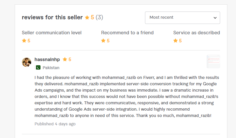 I Will Setup Google Ads Server-Side eCommerce conversion Tracking via GTM

#googleadsserversideconversiontracking #serversidetracking #serversidetrackingexpert #fiverr #fiverrgigs