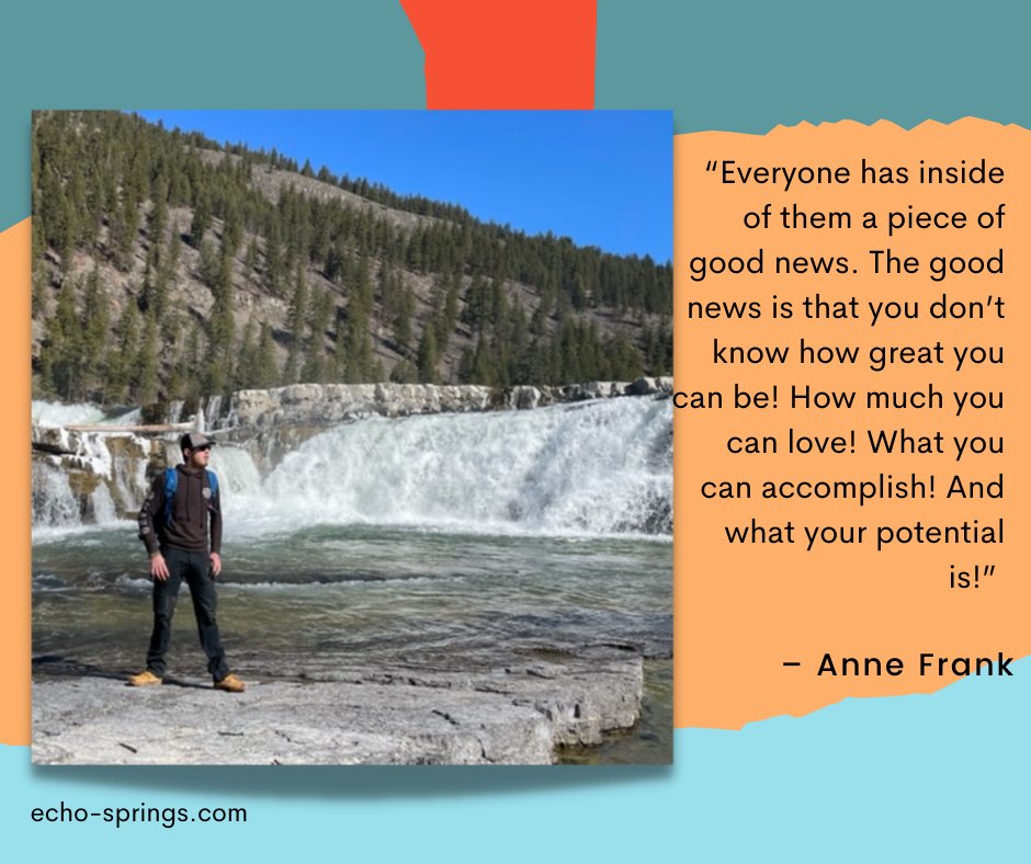 EchoSprings_ID's tweet image. “Everyone has inside of them a piece of good news. The good news is that you don’t know how great you can be! How much you can love! What you can accomplish! And what your potential is!” 
– Anne Frank

#echosprings #echospringstransitionstudycenter  #freshstartforyoungadults