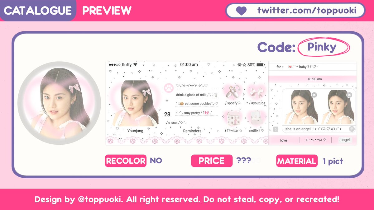 toppuoki's tweet photo. RT ini kalo mau PINKY https://t.co/99bPUtePzT